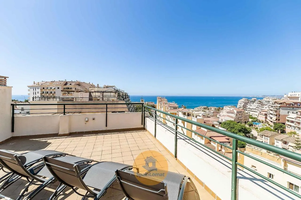 Sublime Spacious Penthouse, Sea And Mountain View Benalmádena Apartamento