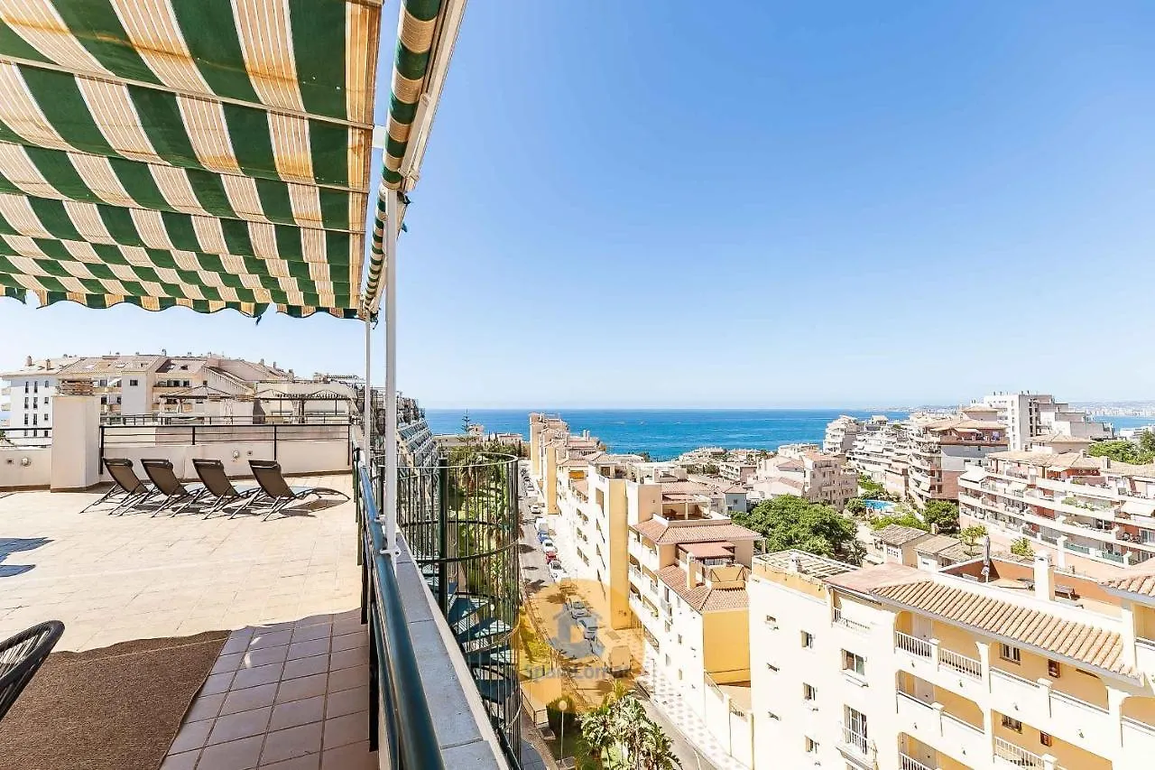 Sublime Spacious Penthouse, Sea And Mountain View Benalmádena Apartamento